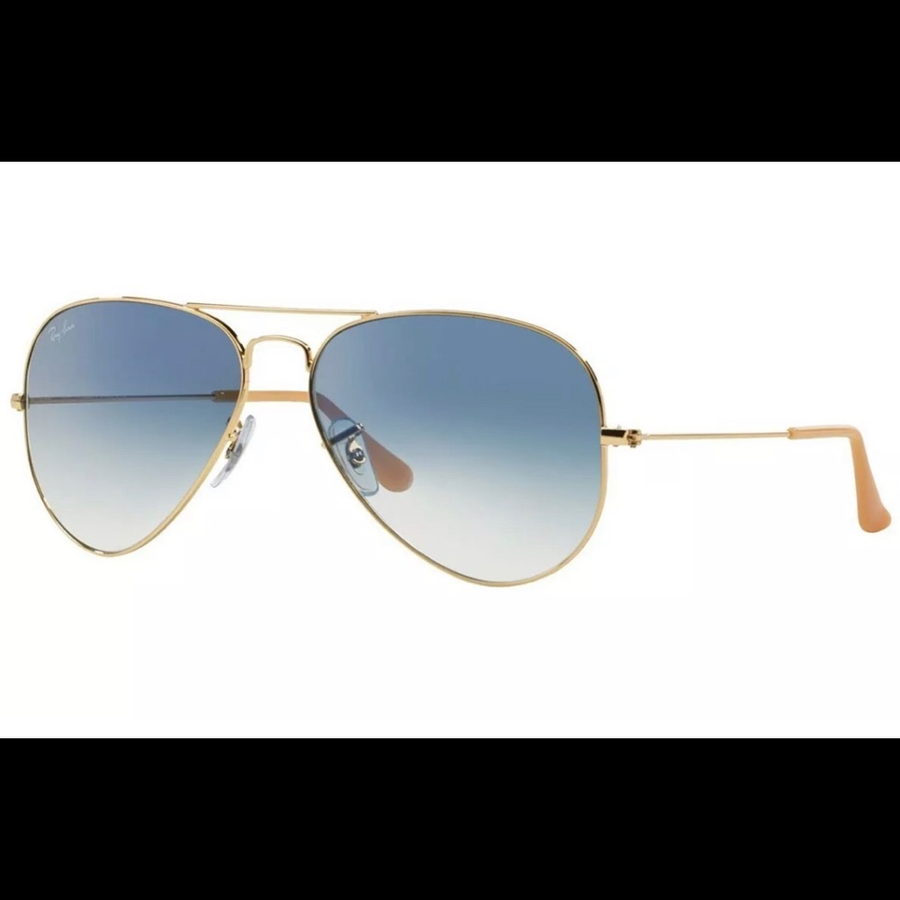 Blue gradient women’s Ray Ban sunglasses aviators